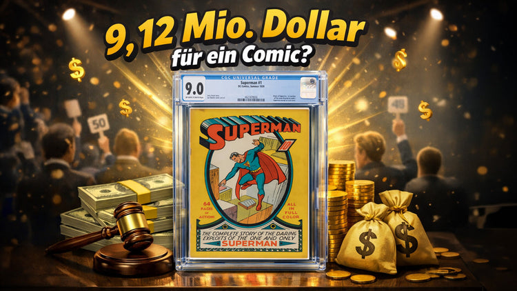 Dachbodenfund sprengt Comic-Rekord: Superman #1 für 9,12 Mio. Dollar verkauft