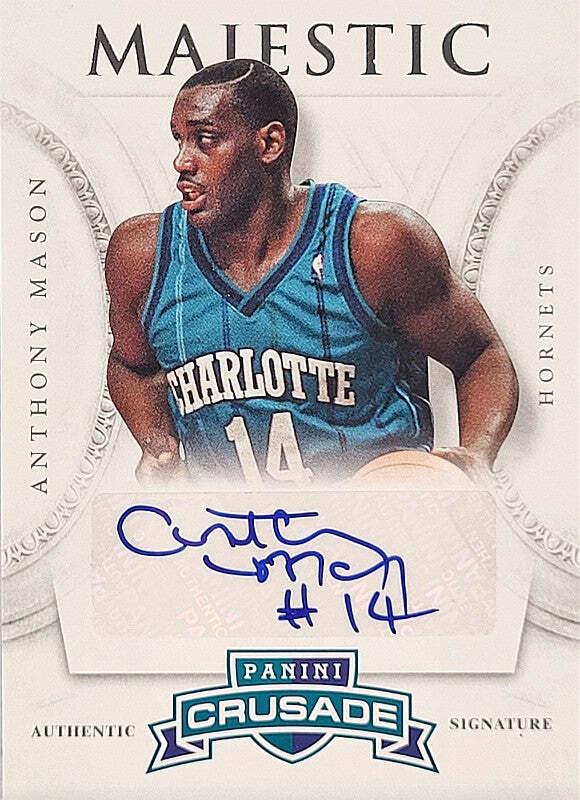 Anthony Mason (+) - 2012/13 Panini Crusade - Auto