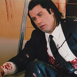 ohn Travolta (Pulp Fiction) 28x36 cm Autogramm mit COA (PSA/DNA)