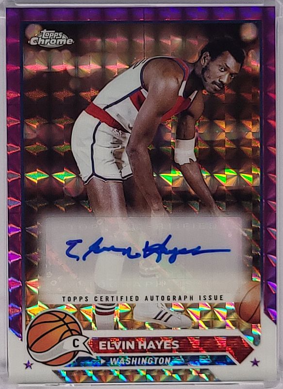 Elvin Hayes - 2024 Topps Chrome - Auto