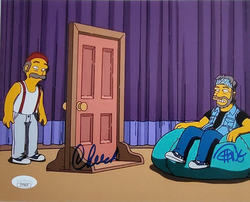 Cheech & Chong Autogramm – signiertes 20 x 25 cm Simpsons Foto  - COA (JSA)