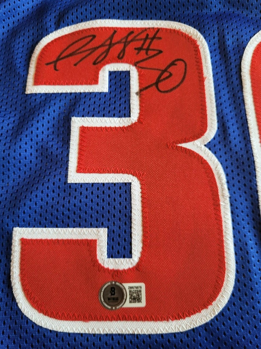 Rasheed Wallace Autogramm - Custom Jersey signiert mit COA (Beckett)
