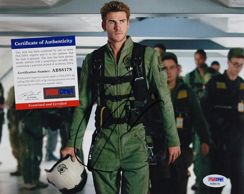 Liam Hemsworth (Independence Day) 20x25 cm Autogramm mit COA (PSA/DNA)