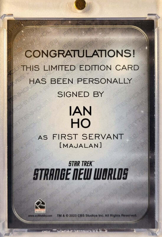 Ian Ho als "First Servant" - Star Trek Strange New Worlds - 2023 - Auto