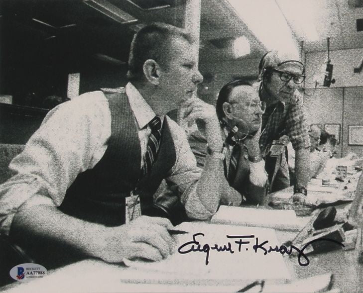 Eugene Kranz (NASA Flight Director) 20 x 25 cm Autogramm mit COA (Beckett)