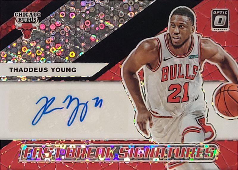 Thaddeus Young - 2019/20 Panini Donruss Optic - Auto 1/1