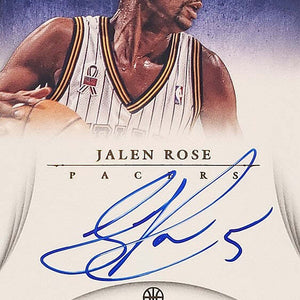 Jalen Rose - 2012/13 Panini Immaculate - Auto /99