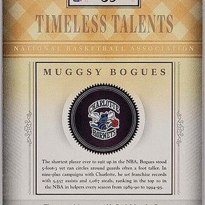 Muggsy Bogues - 2013/14 Panini Timeless Treasures - Auto /99