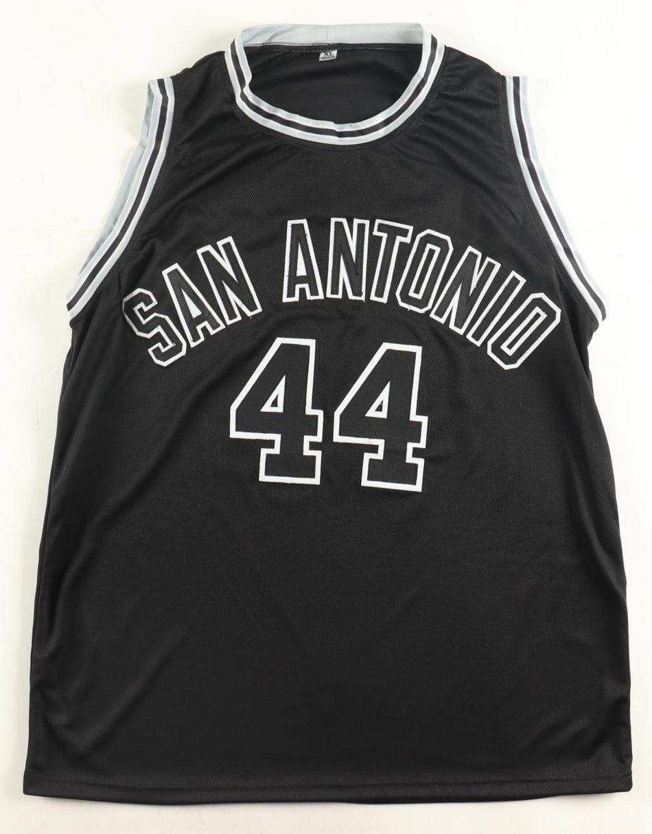 George Gervin Autogramm - Custom Jersey signiert mit COA (JSA)