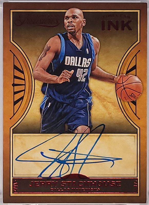 Jerry Stackhouse - 2018/19 Panini Chronicles - on card Auto
