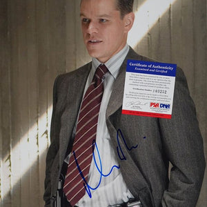 Matt Damon (The Departed) 28x36 cm Autogramm mit COA (PSA/DNA)