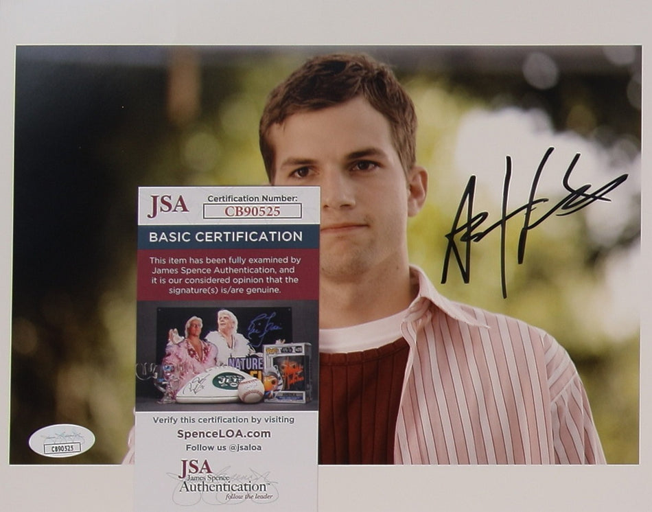 Ashton Kutcher Originalautogramm 20 x 25 cm mit COA (JSA)