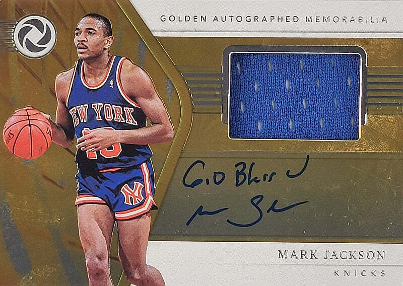 Mark Jackson - 2018/19 Panini Opulence - Game Worn Jersey Patch - Auto /79