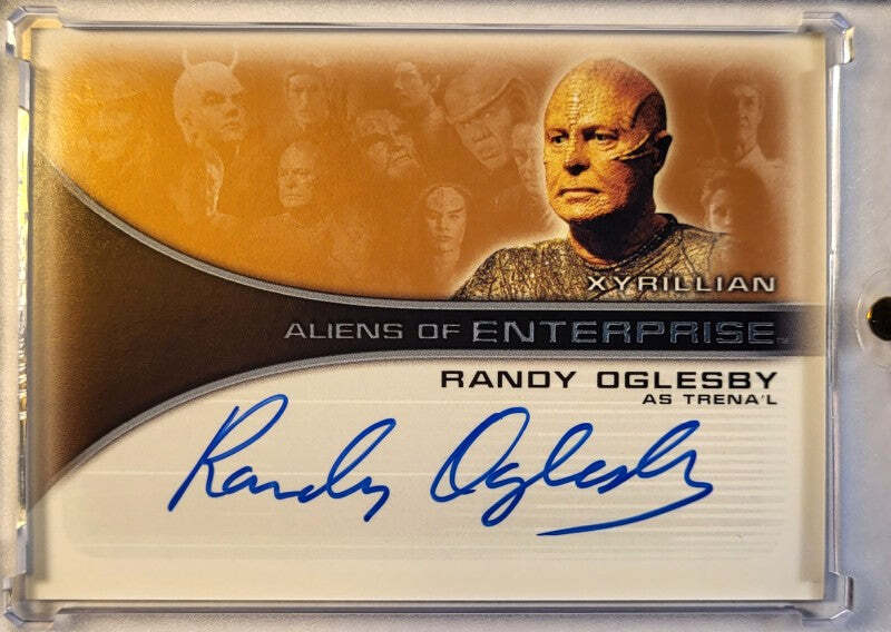 Randy Oglesby als "Trena'l" - Aliens of Enterprise - 2002 Rittenhouse - Auto