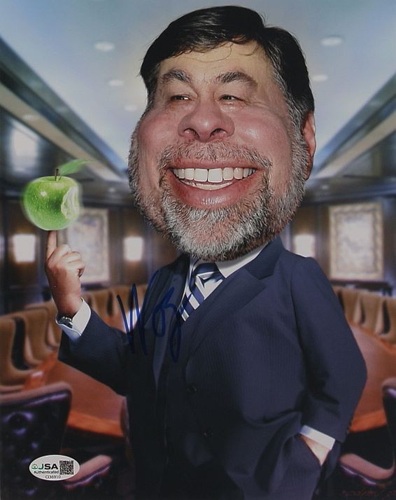 Steve Wozniak (Apple Mitgründer) 20 x 25 cm Autogramm mit COA (JSA)