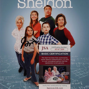 Ian Armitage (Young Sheldon) Originalautogramm 20 x 25 cm mit COA (JSA)