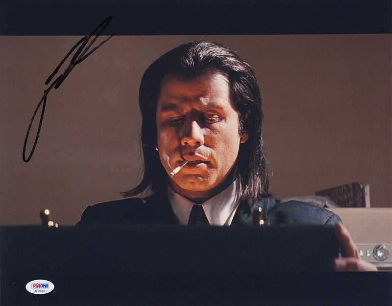 John Travolta (Pulp Fiction) 28x36 cm Autogramm COA (PSA/DNA)