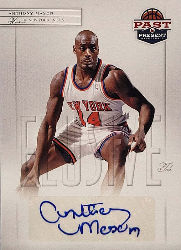 Anthony Mason (+) - 2012 Panini Past & Present - Auto