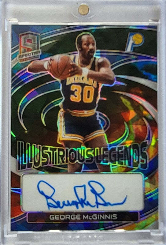 George McGinnis - 2022/23 Panini Spectra Illustrious Legends - Auto /49
