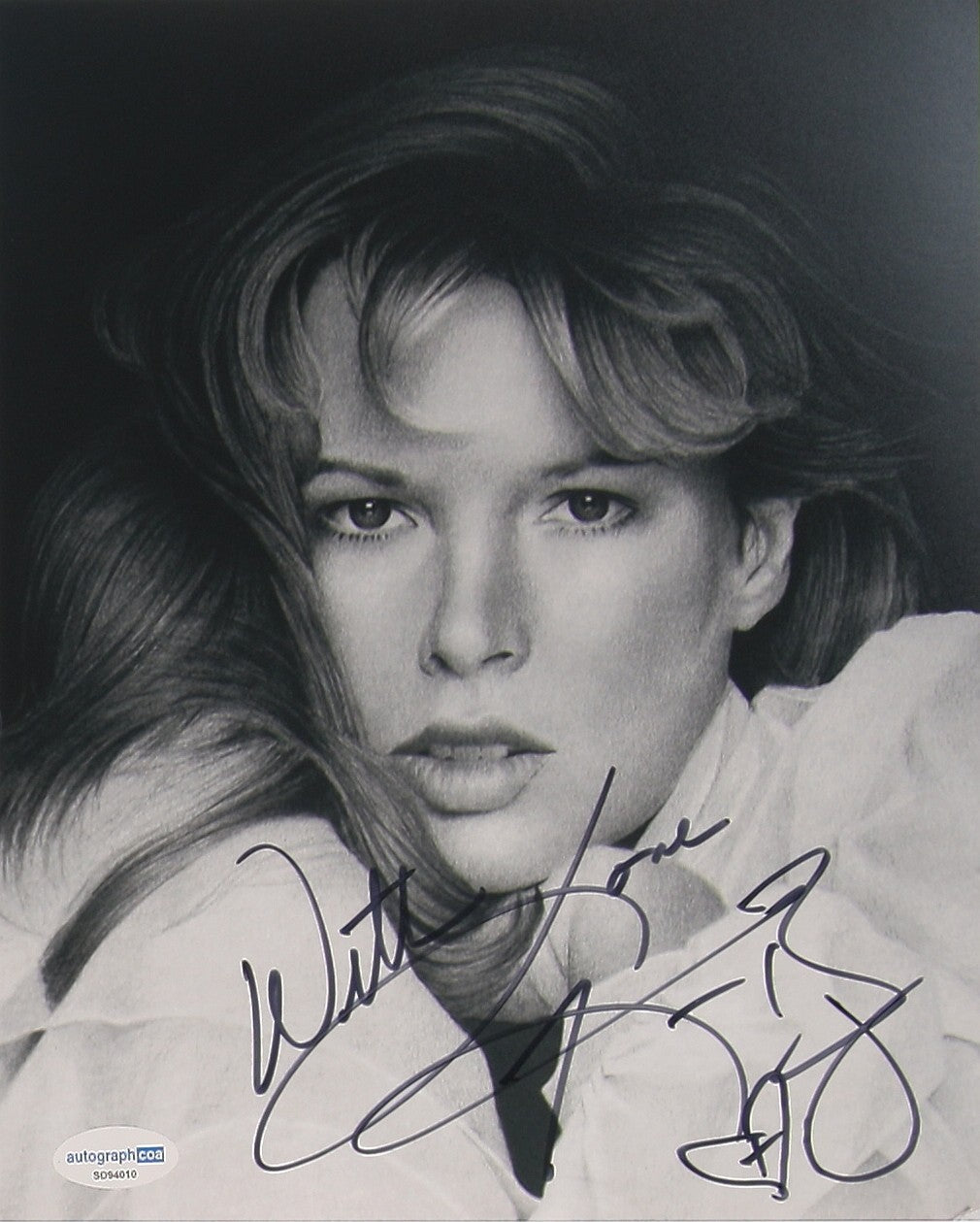 Kim Basinger Originalautogramm 20 x 25 cm mit COA (ACOA)