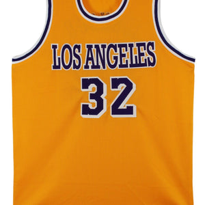 Magic Johnson Autogramm - Custom Jersey signiert mit COA (Beckett)