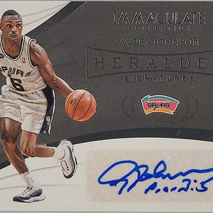 Avery Johnson - 2018/19 Panini Immaculate - Auto /99