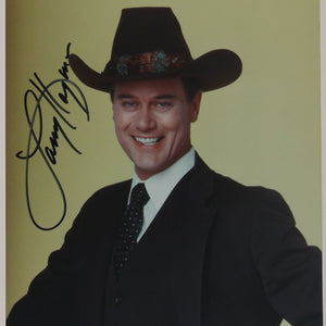 Larry Hagman (J.R. Ewing – Dallas) 20 x 25 cm Autogramm mit COA (ACOA)