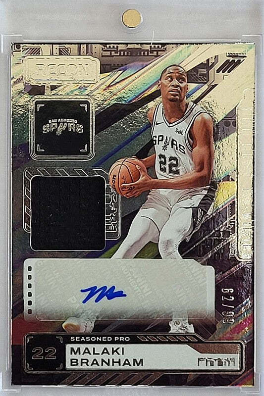 Malaki Branham - 2023/24 Panini Recon - Auto - Jersey Game Worn /99
