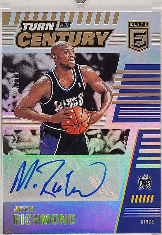 Mitch Richmond - 2020/21 Panini Donruss Elite - Auto /60