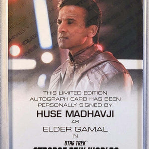 Huse Madhavji als "Elder Gamal" - Star Trek SNW - 2023 Rittenhouse - Auto