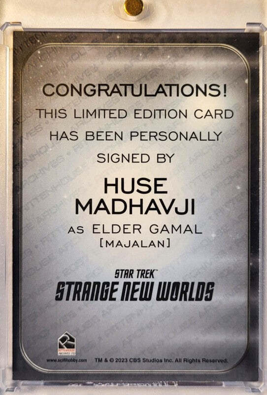 Huse Madhavji als "Elder Gamal" - Star Trek Strange New Worlds - 2023 - Auto
