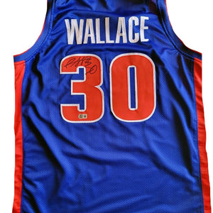 Rasheed Wallace Autogramm - Custom Jersey signiert mit COA (Beckett)