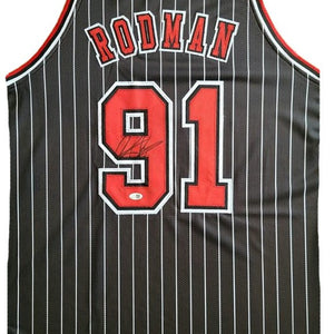 Dennis Rodman Autogramm - Custom Jersey signiert mit COA (JSA)