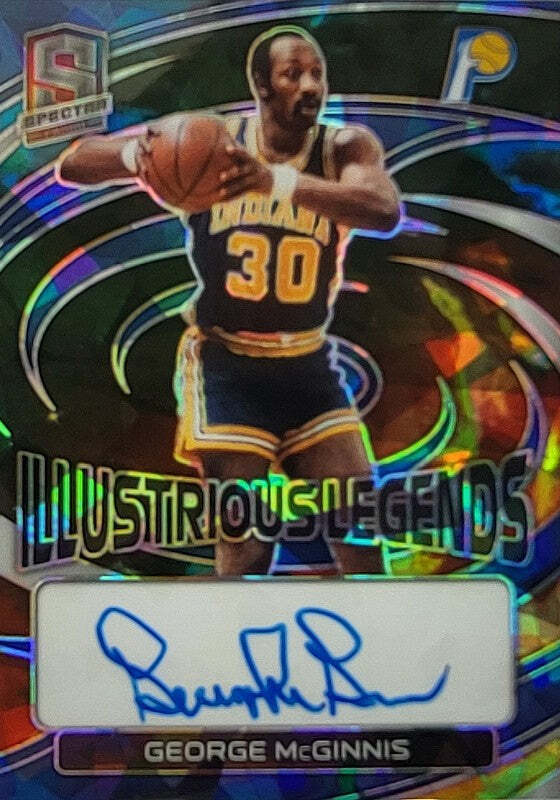 George McGinnis - 2022/23 Panini Spectra Illustrious Legends - Auto /49