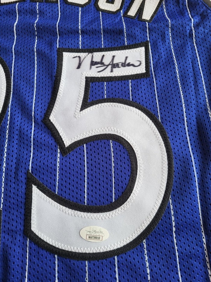 Nick Anderson - Custom Jersey signiert mit COA (JSA)