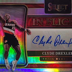 Clyde Drexler - 2021/22 Panini Select - Auto /299