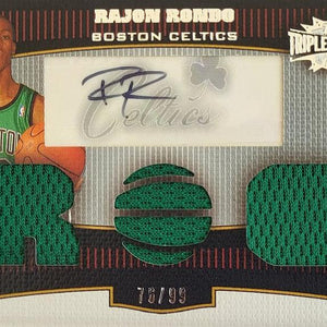 Rajon Rondo - 2007 - Topps Triple Threads - Jersey - Auto /99