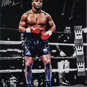 Mike Tyson Autogramm 40x50 cm mit COA (Beckett)
