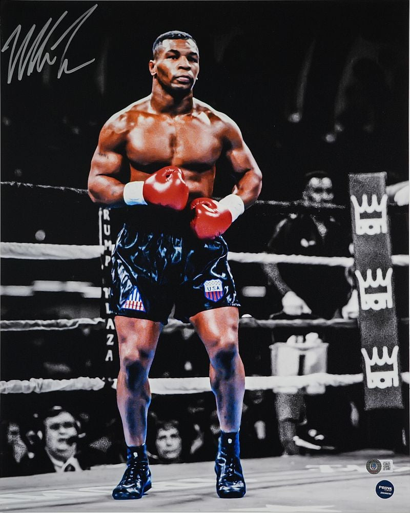 Mike Tyson Autogramm 40x50 cm mit COA (Beckett)