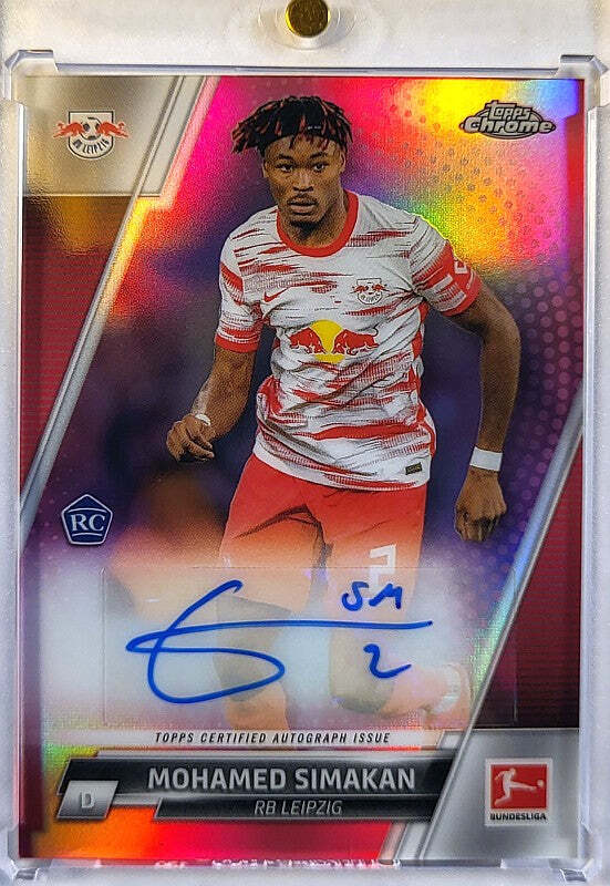 Mohamed Simakan - 2021/22 - Topps Chrome Rookie Card - Auto /150