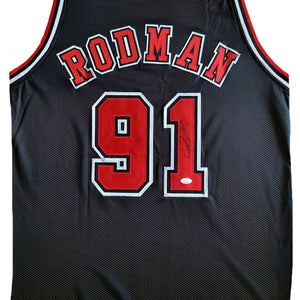 Dennis Rodman Autogramm - Custom Jersey signiert mit COA (JSA)