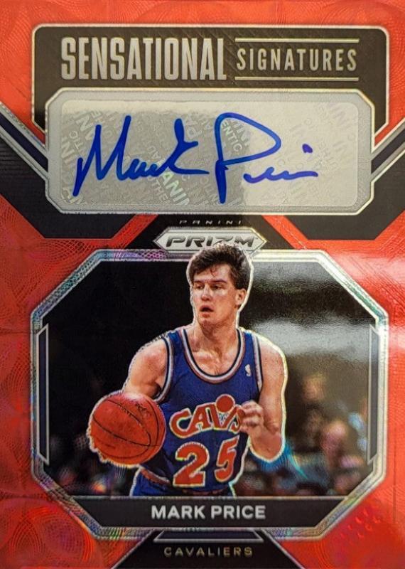 Mark Price - 2022/23 Panini Sensational Signatures - Prizm - Auto
