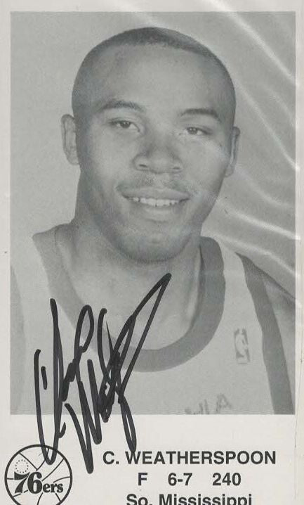 Autogramm Clarence Weatherspoon 12 x 17 cm