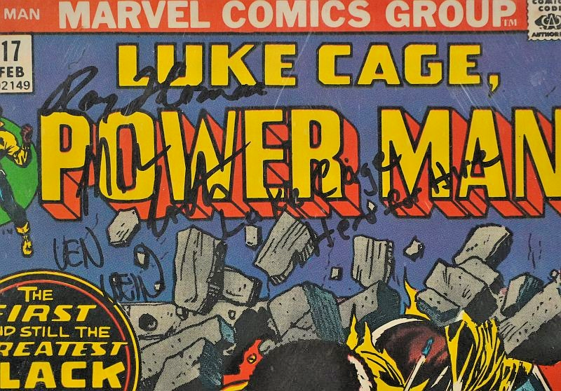 Power Man #17 (1974) CGC 7.5 SS Colter / Thomas / Wein signierter Comic