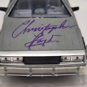 Christopher Lloyd Autogramm auf DeLorean "Zurück in die Zukunft" mit COA Beckett
