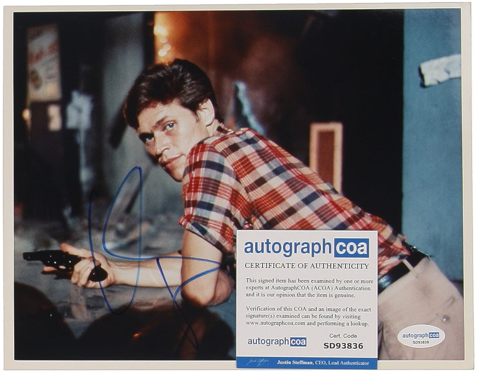 Willem Dafoe Autogramm 20x25 cm Foto  mit COA (ACOA)