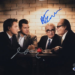 Matt Damon & Martin Scorsese 28x36 cm Autogramm mit COA (Beckett)