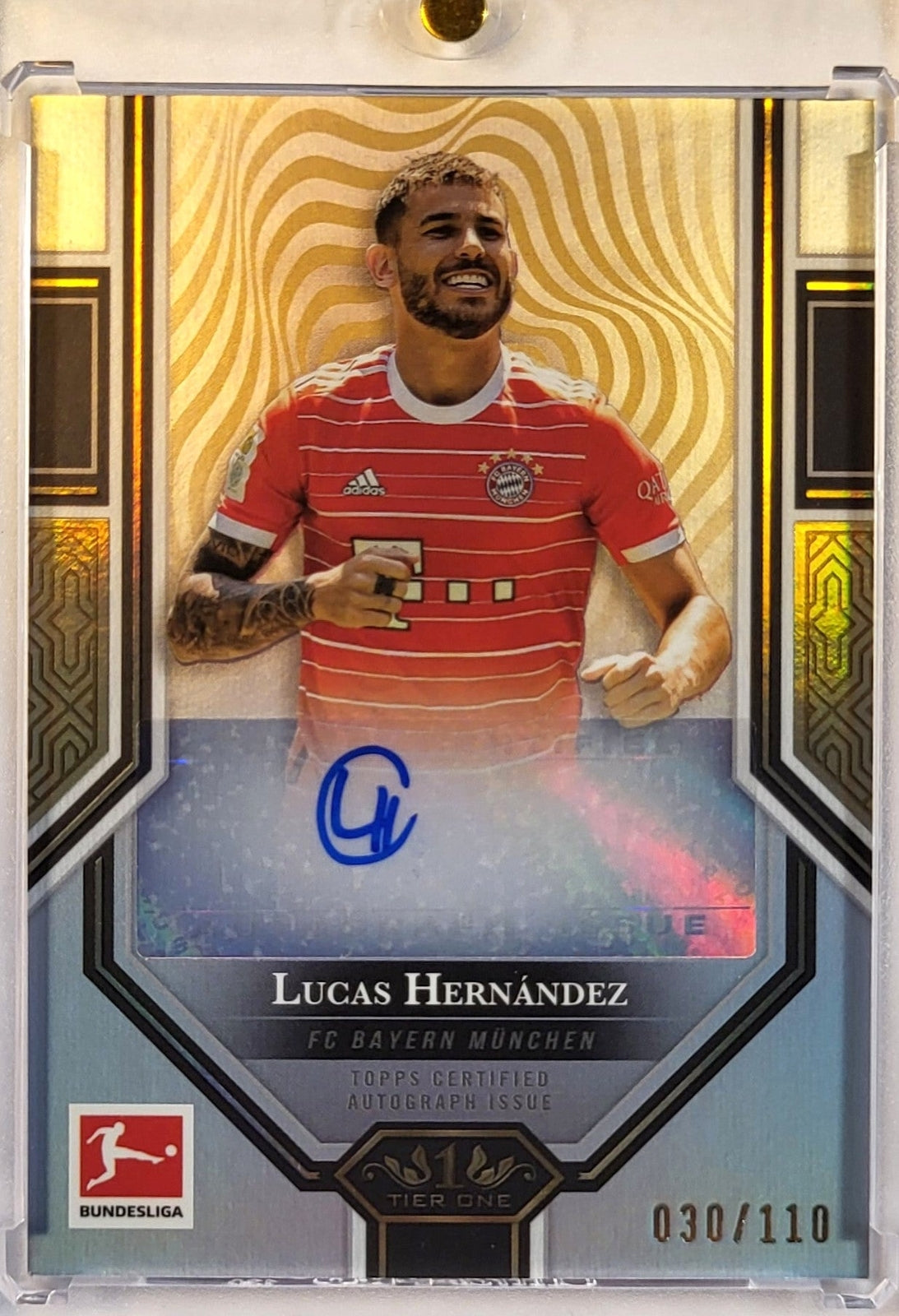 Lucas Hernandez - 2022/25 - Topps Tier One - Auto /110