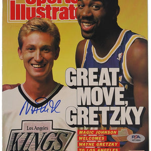 Magic Johnson – Sports Illustrated Cover Autogramm mit COA (PSA)