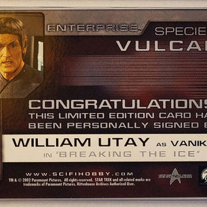 William Utay als "Vanik" - Aliens of Enterprise - 2002 Rittenhouse - Auto